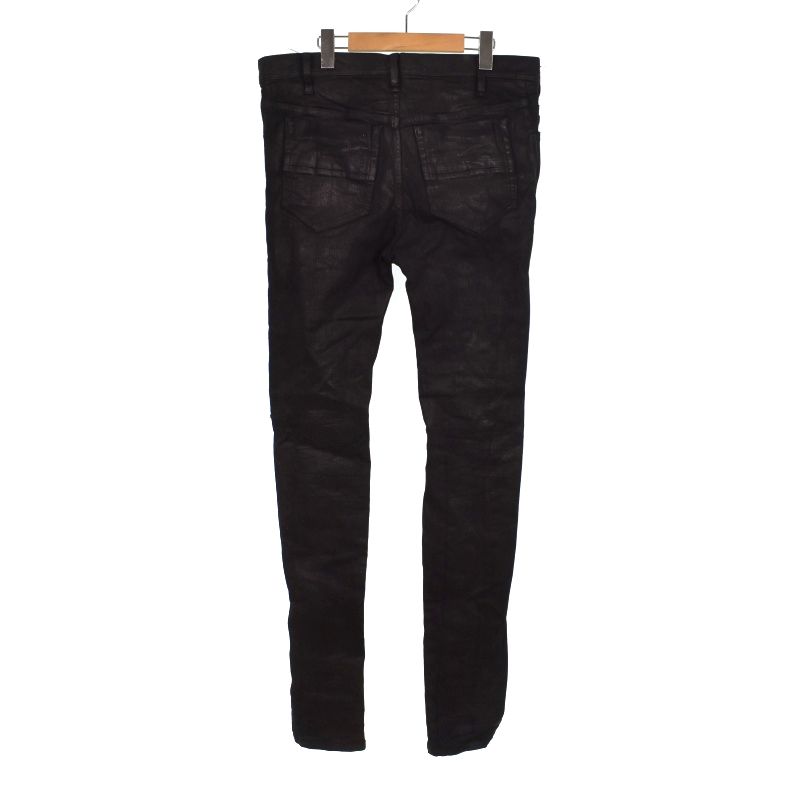 ユリウス JULIUS 23SS COATING DENIM CRUSH SKINNY PANTS コーティング 
