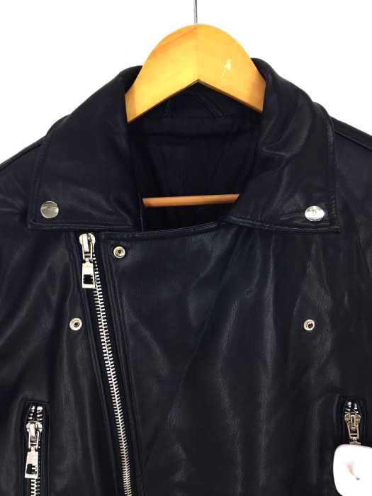 美品zara レザージャケット　ダブルフェイス フェイクレザージャケット 新品 ZARA ダブルフェイス フェイクレザージャケット - メルカリ