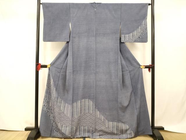 平和屋着物□訪問着 流水吉祥文様 正絹 逸品 AAAZ7883fw