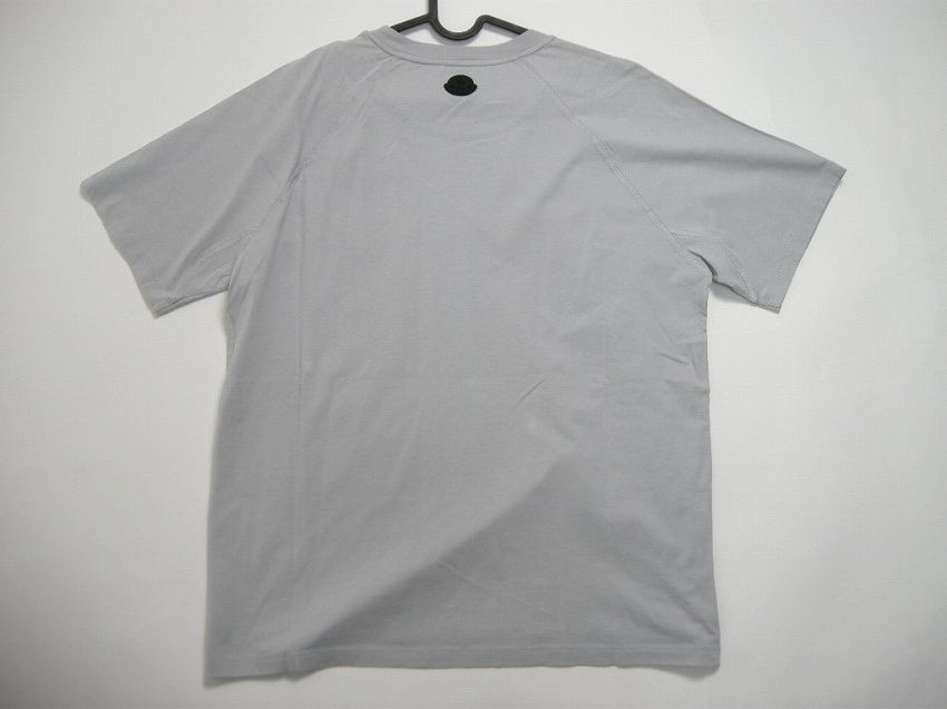 サイズS-XXL□新品□モンクレール ビッグロゴ半袖Tシャツ TEE グレー 