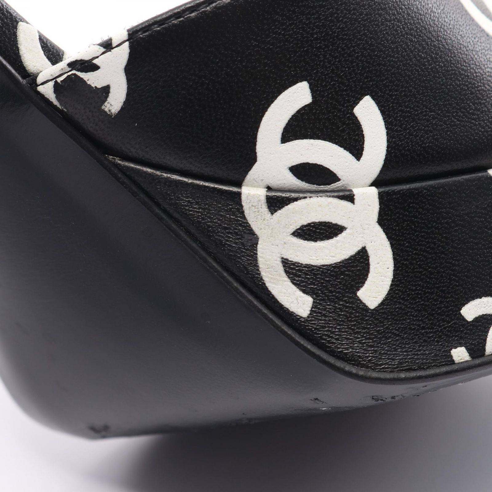 シャネル CHANEL サンダル ココマーク G38958 ブラック レザー