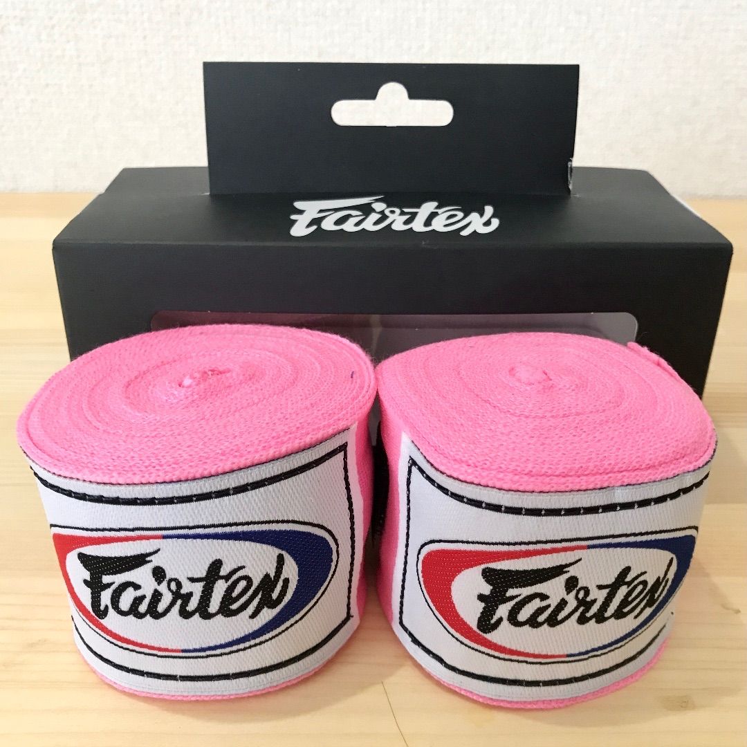 新品】 Fairtex フェアテックス バンテージ ピンク - メルカリ