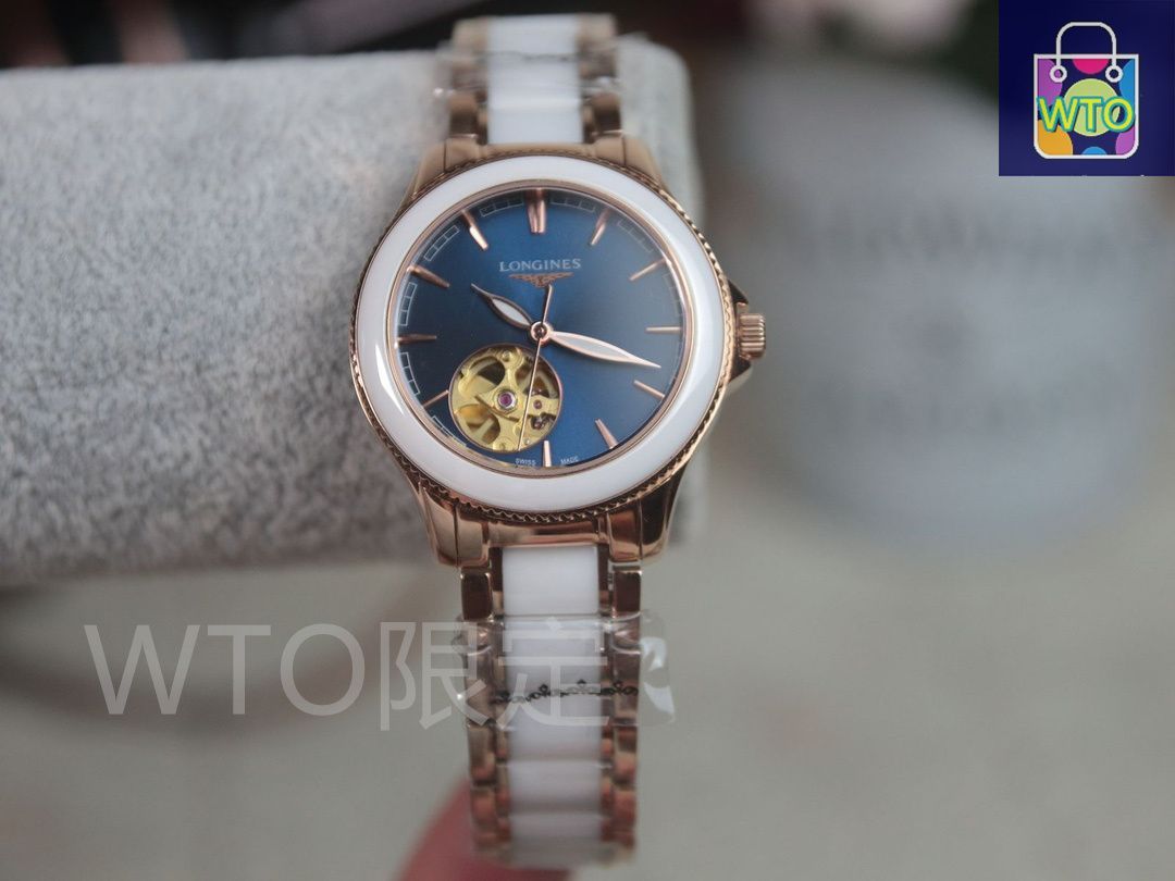 ロンジン 鼈甲ベルト 手巻き レディース腕時計 稼働品 LONGINES