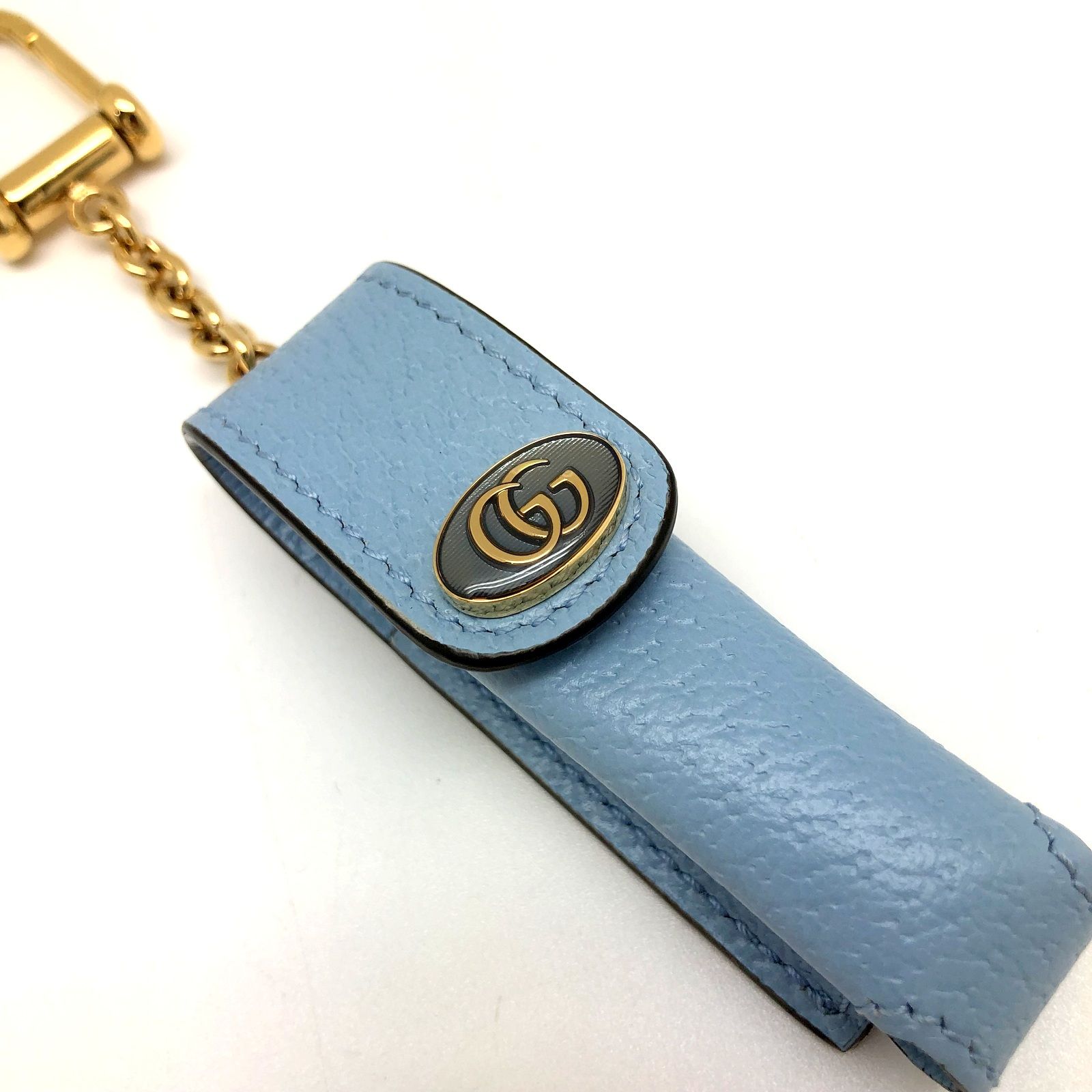 GUCCI グッチ リップケース 615997 ライトブルー - メルカリ
