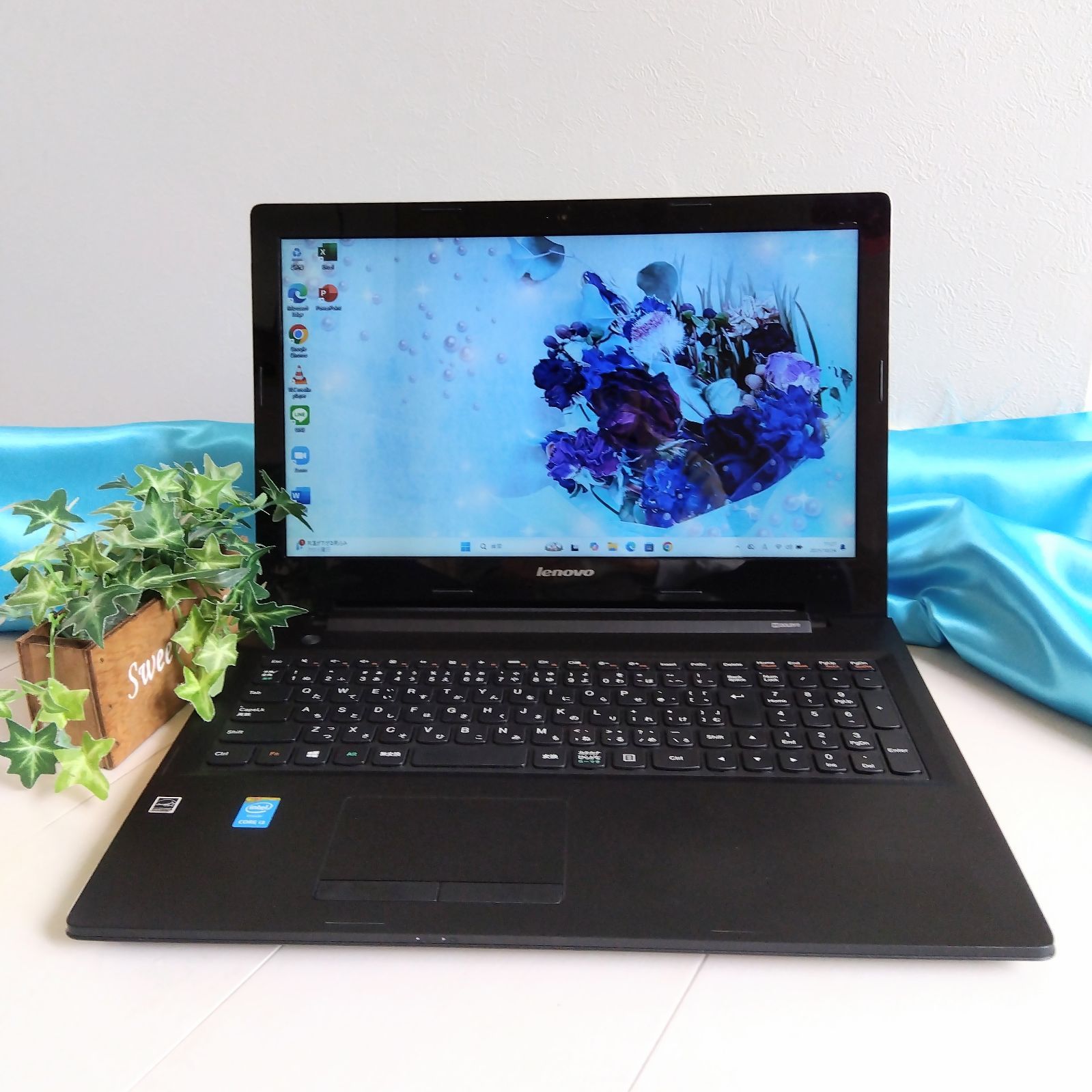 初心者向✨快適i3・DVD・超大容量◇黒◇すぐ使えるノートパソコン