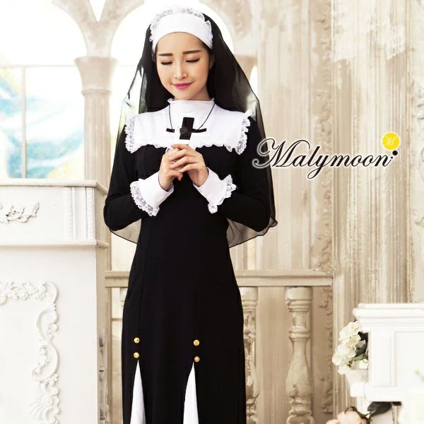 ハロウィン コスプレ シスター 衣装] Malymoon シスターレディー（M