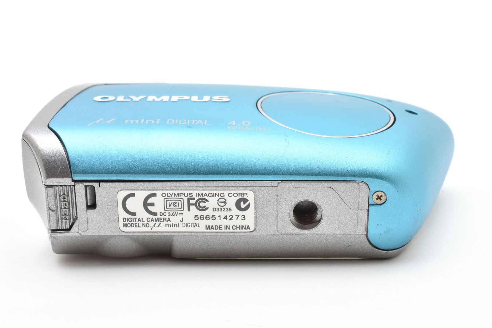 OLYMPUS µ-mini Digital S ラグーンブルー OLYMPUSの μ-mini DIGITAL