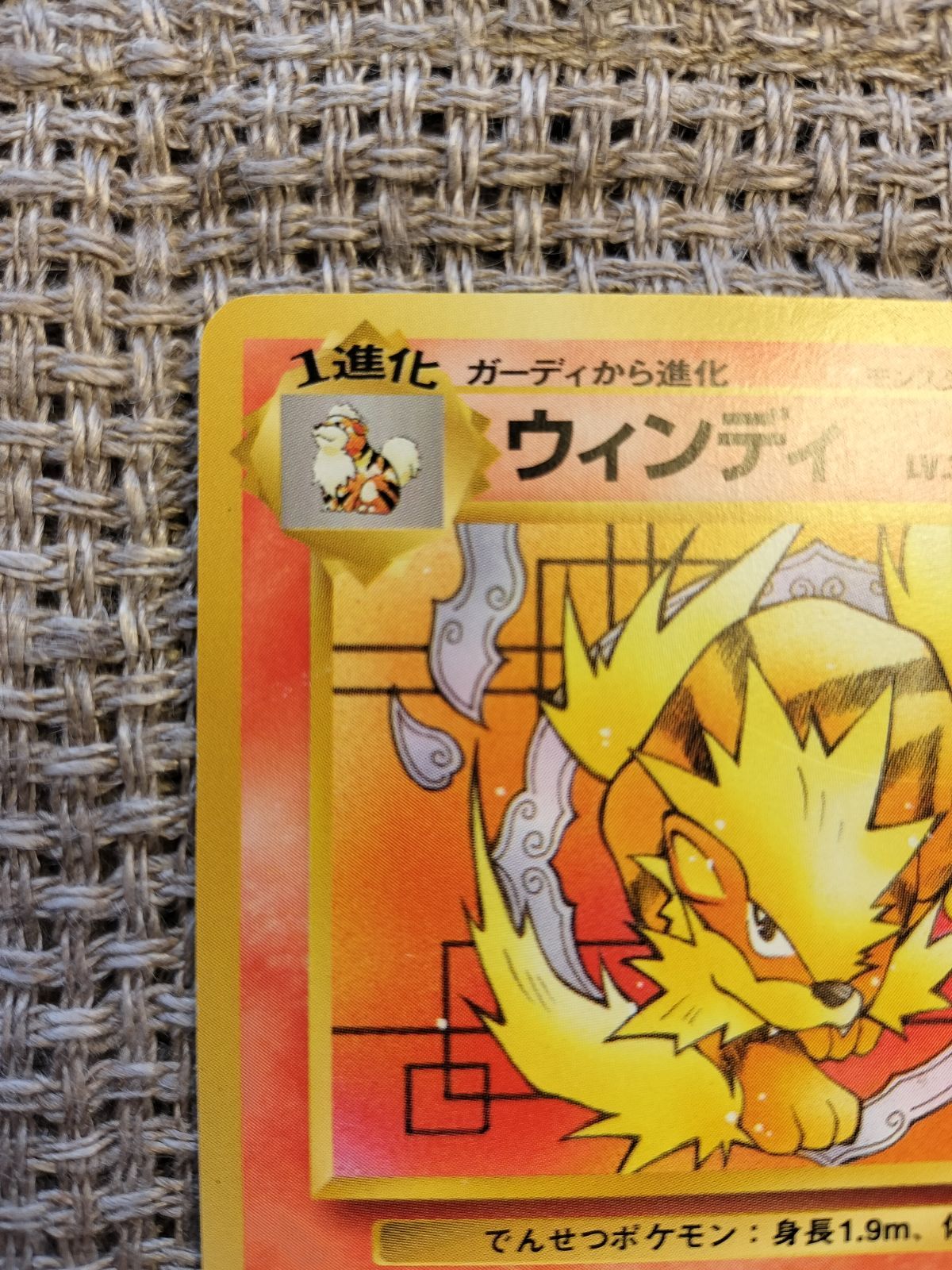 【PSA8】ウインディ イントロパック ポケモンカード旧裏 ウィンディ 旧裏 ポケモンカード イントロパック No.059 マーク