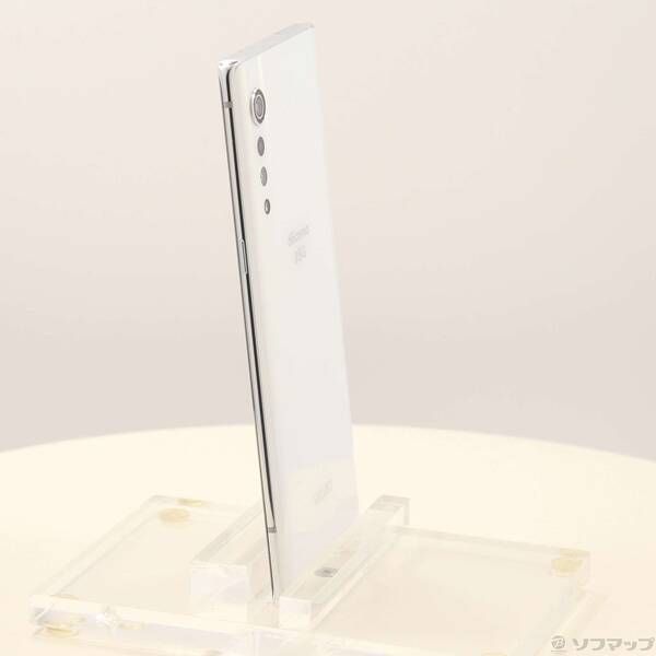 品〕 LG VELVET 128GB オーロラホワイト L-52A docomoロック解除SIM