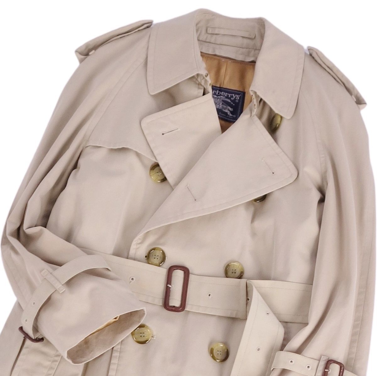 店舗良い バーバリー Vintage Burberrys トレンチコ ライナー付き 英国製 ジャケット・アウター