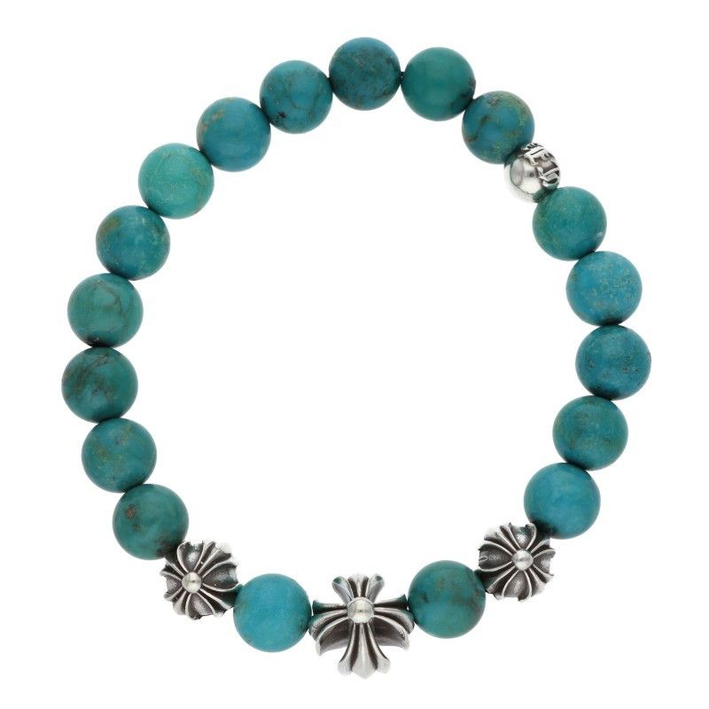 クロムハーツ 8mm BEAD/8mmビーズブレス BEAD8mmターコイズ