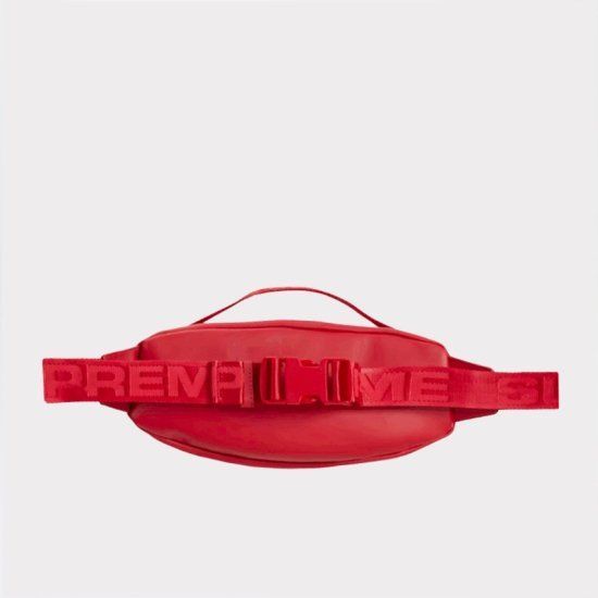 【並行輸入】Supreme シュプリーム 2023FW Leather Waist Bag レザーウエストバッグ レッド　FW23B19