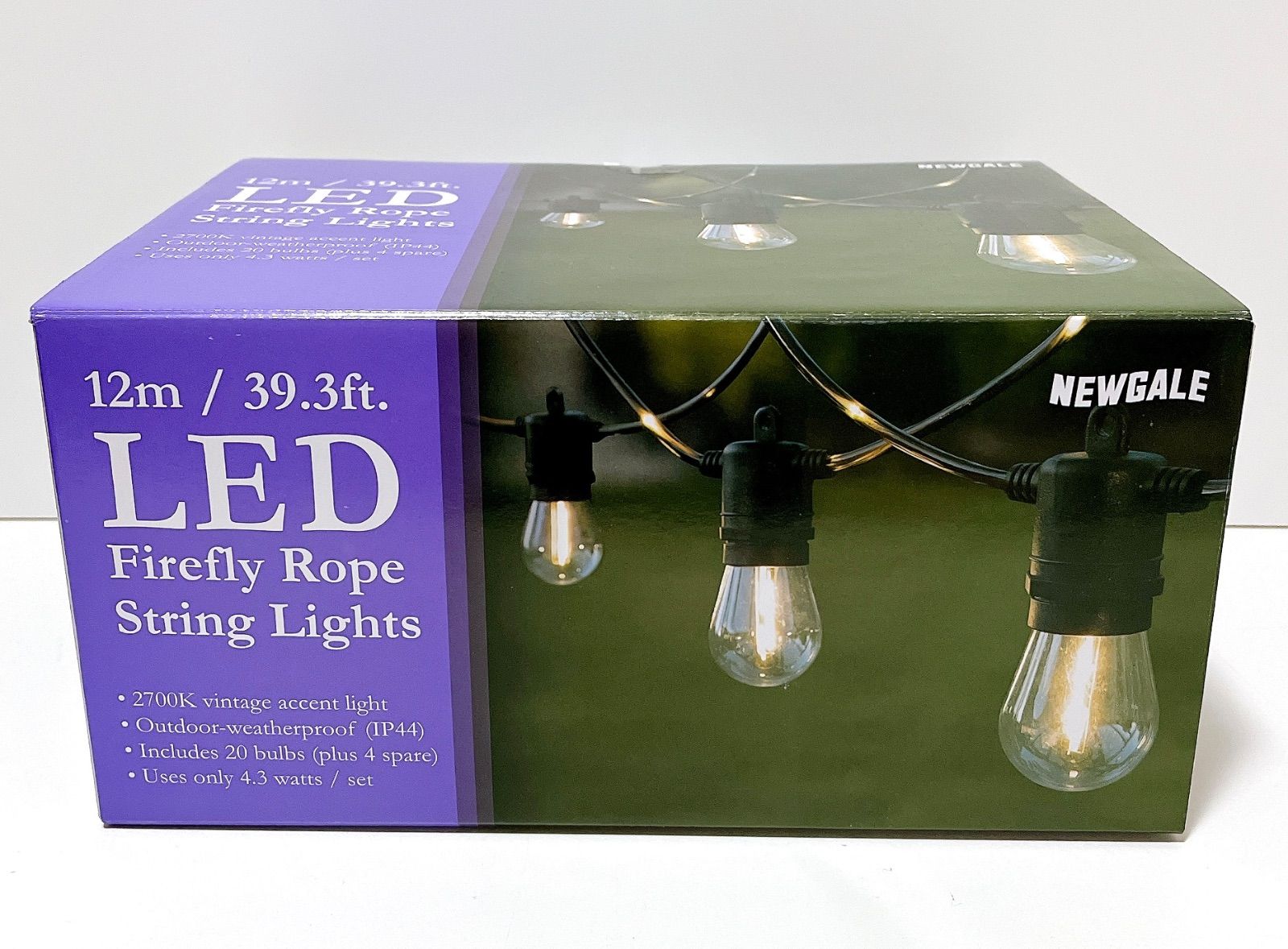 NEWGALE 12m LED ファイヤーフライロープ ストリングライト コストコ】NEWGALE ファイヤーフライ LED ストリングライト 12m