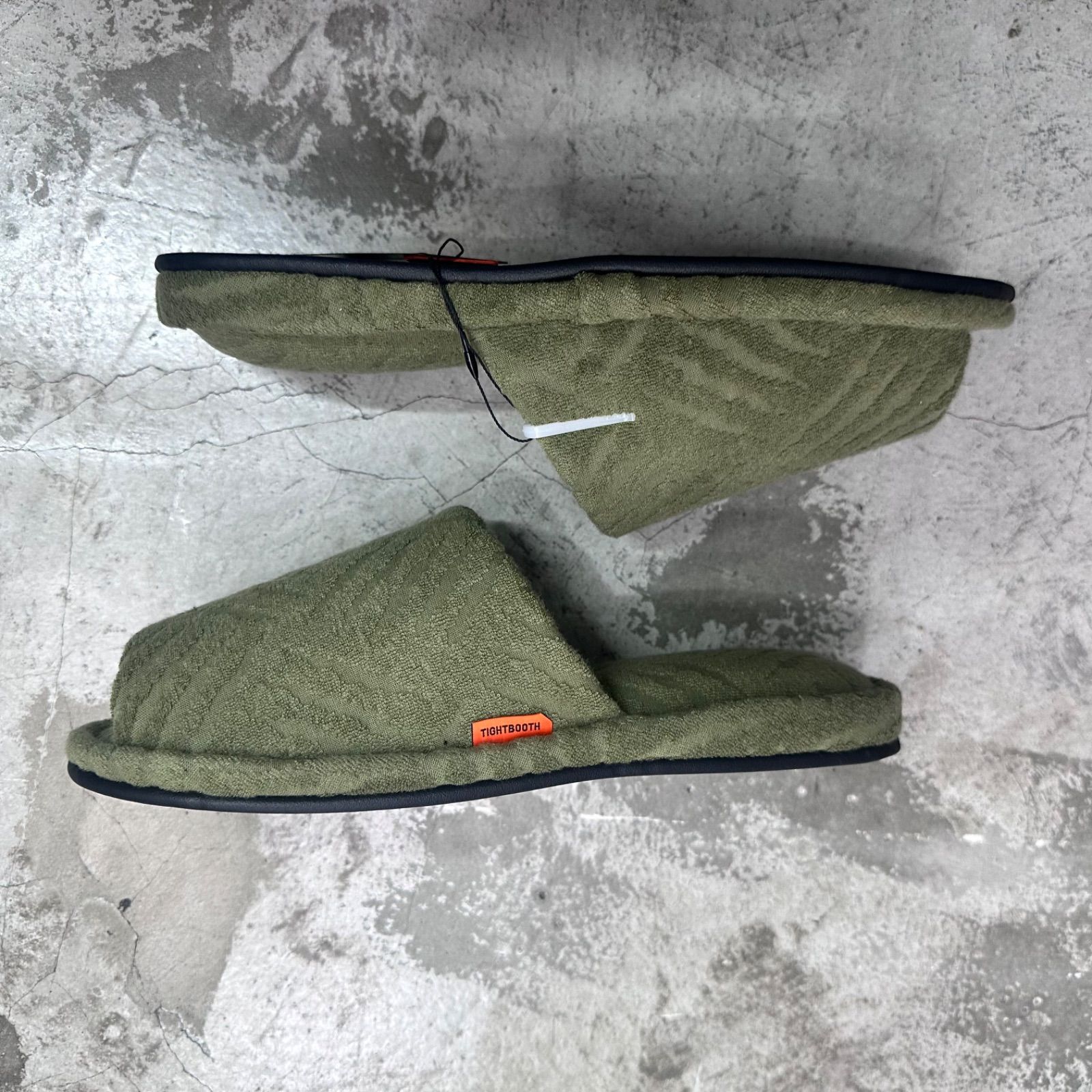 未使用品 TIGHTBOOTH 25SS CHECKER PLATE PILE ROOM SANDAL