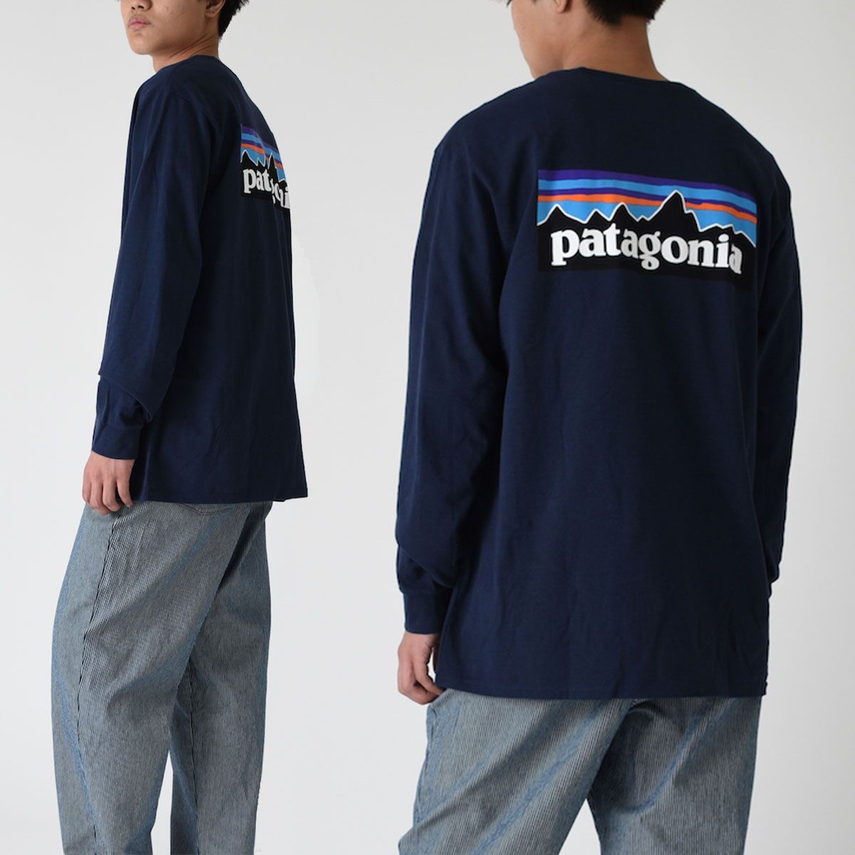 新品タグ付 Patagonia パタゴニア 長袖 Tシャツ 紺 ネイビー ロングスリーブ・P-6ロゴ・レスポンシビリティー CLASSIC NAVY (CNY) 38518 当店管理番号 56427247