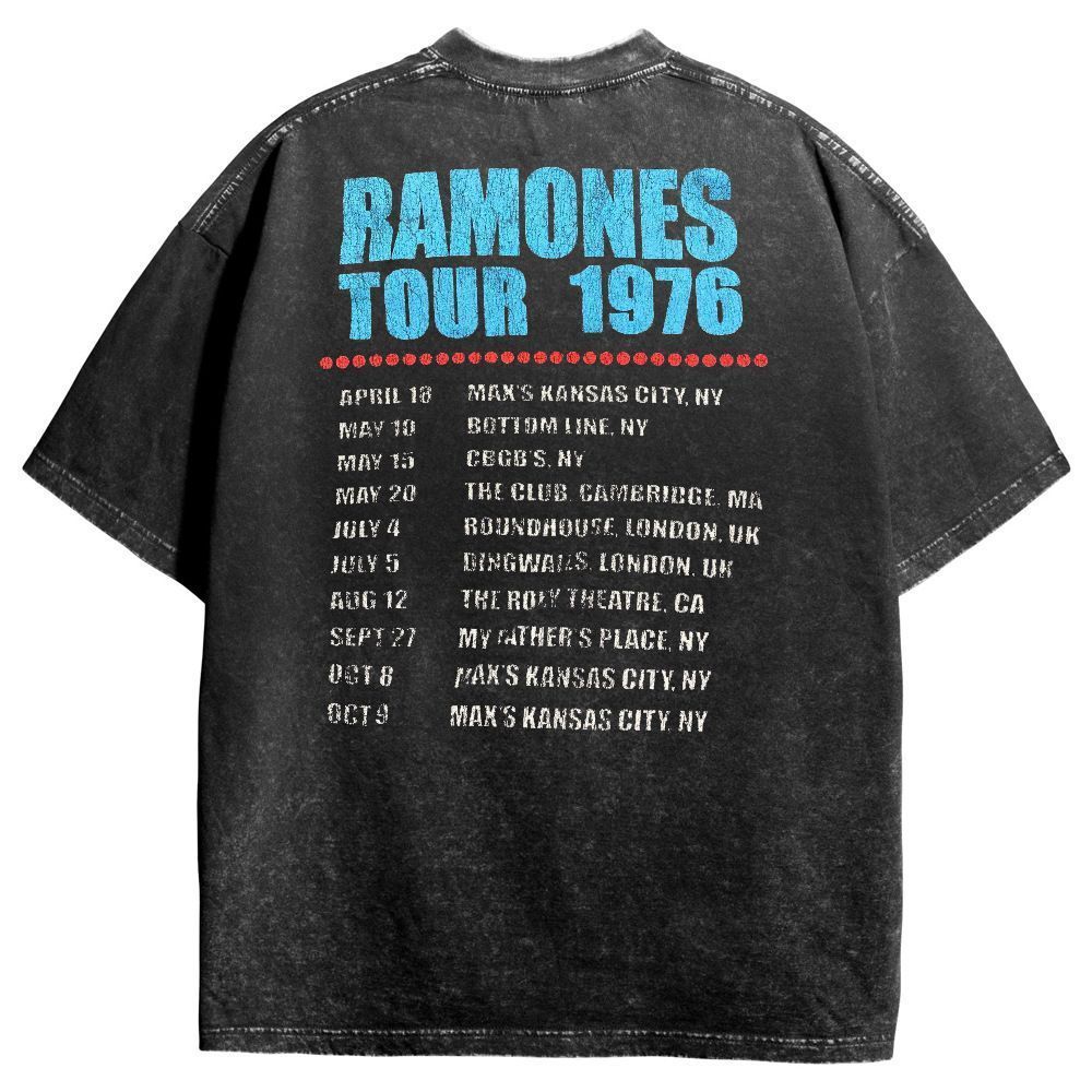 RAMONES カットオフ　Tシャツ　ラモーンズ　vintage ラモーンズ Ramones ヴィンテージ加工 両面プリント コットン