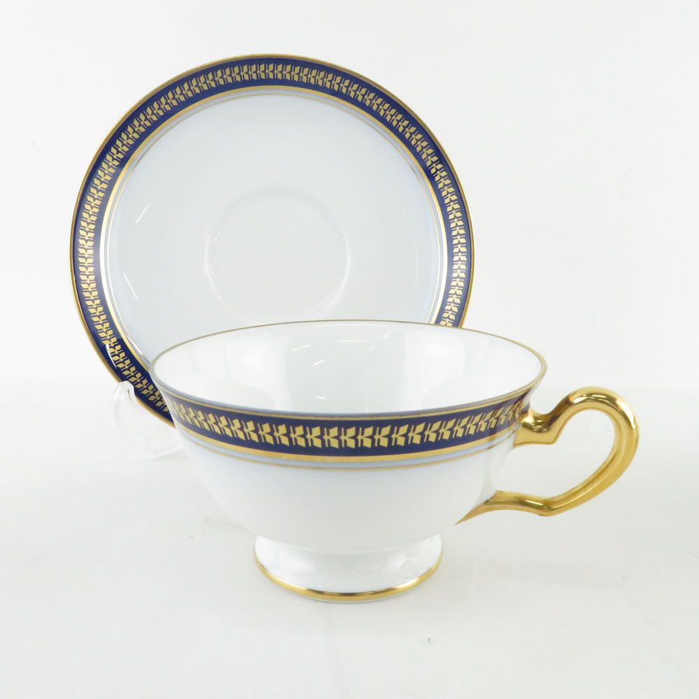 美品 OKURA 大倉陶園 ゴールドウィング カップ＆ソーサー 2客 セット