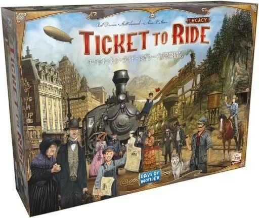 【】ボードゲーム チケット・トゥ・ライド・レガシー： 西部開拓記 日本語版 (Ticket to Ride Legacy： Legends of the West)