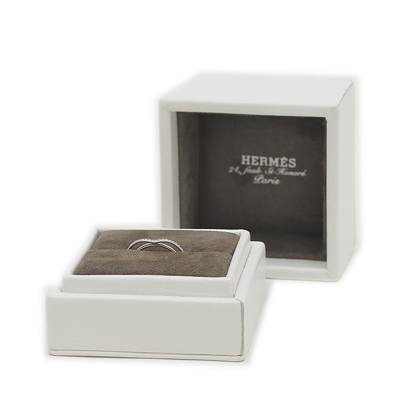 エルメス ヴェルティージュ クール リング K18WG/ダイヤ #50 - メルカリ 