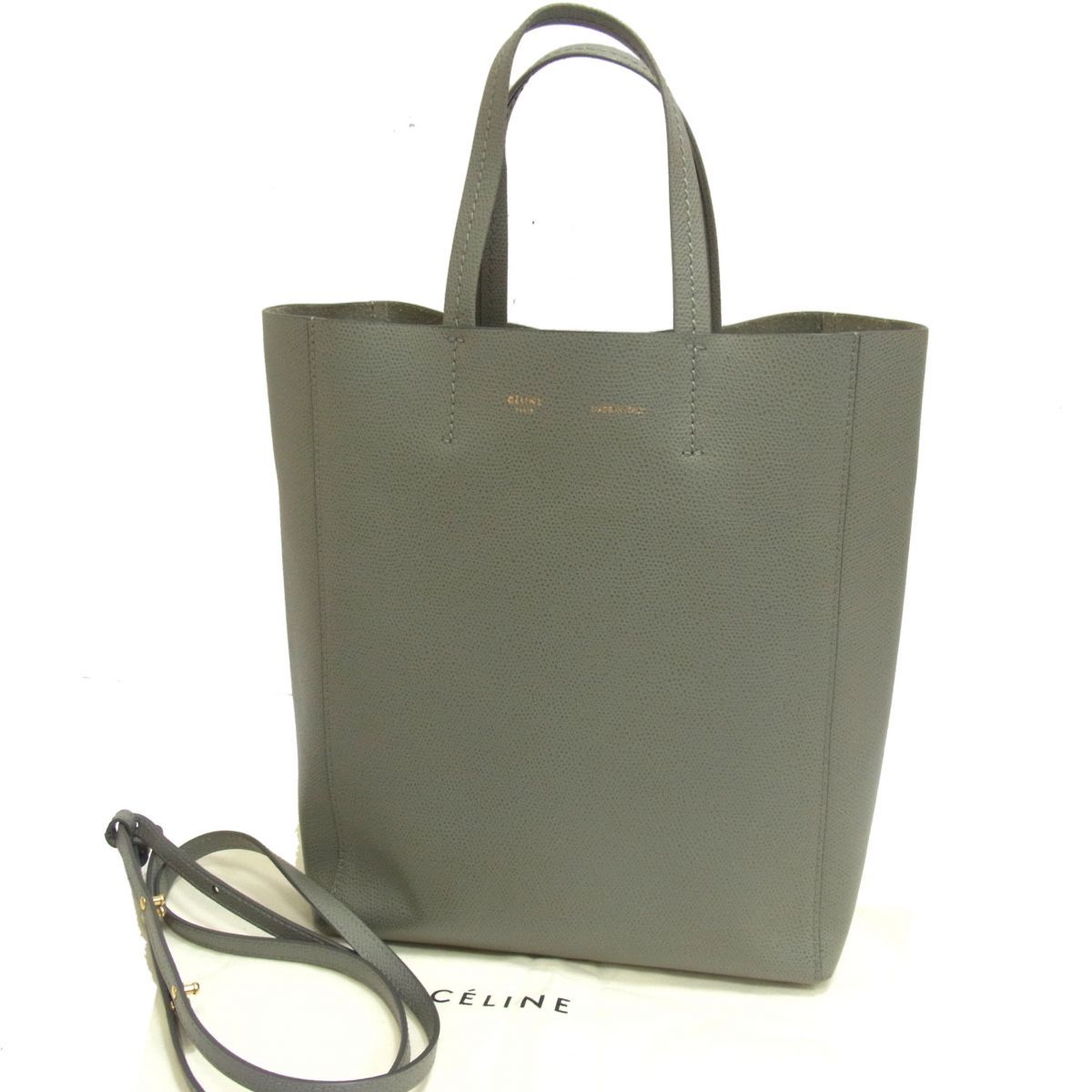 美品☆CELINE セリーヌ バーティカル カバ スモール ショルダーバッグ トートバッグ 2WAY レディース イタリア製 斜め掛け 保存袋付き -  メルカリ