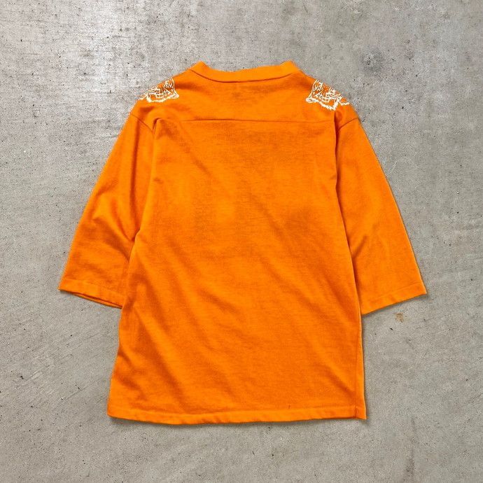 70年代 USA製 ARTEX フットボールTシャツ ゲームシャツ メンズS