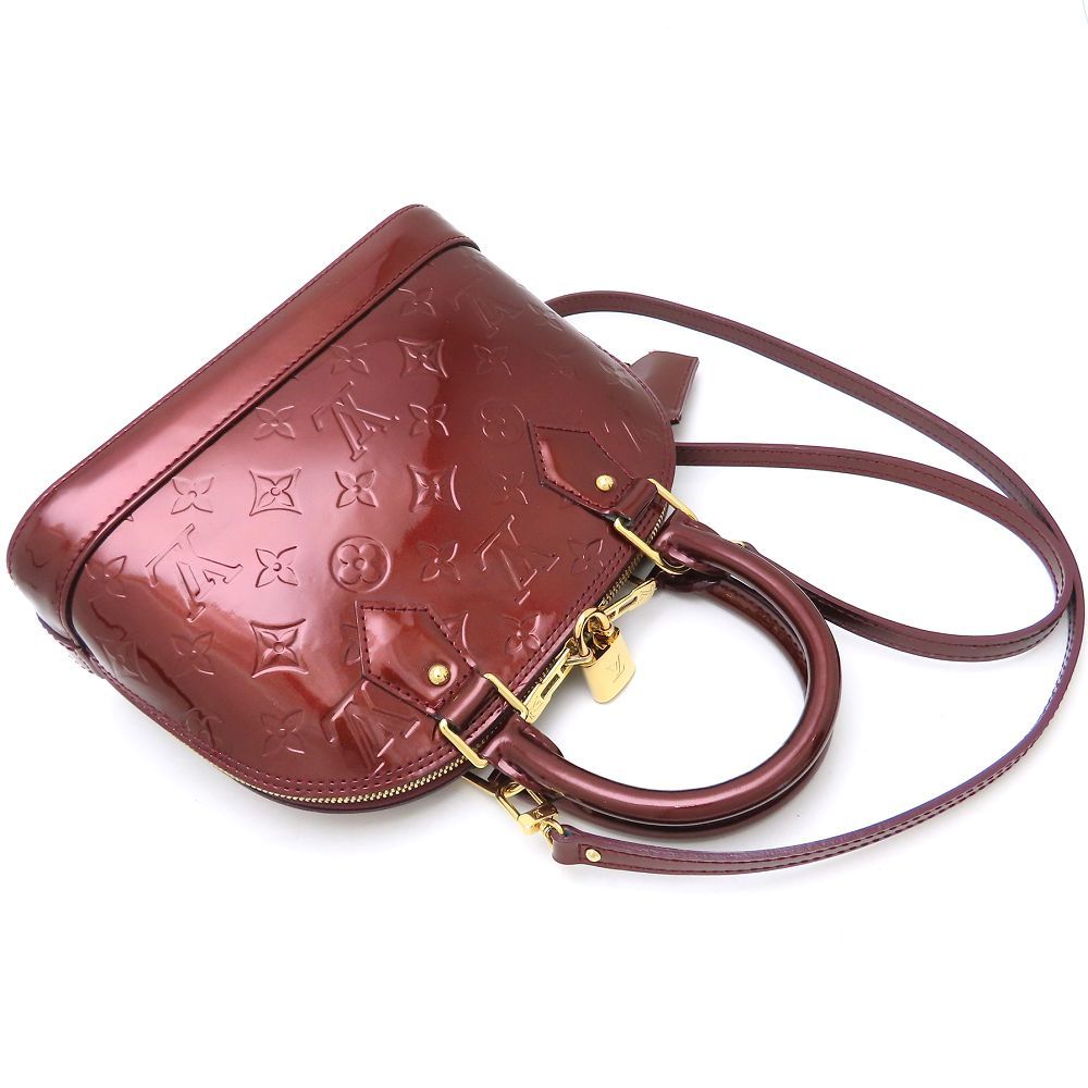 ルイヴィトン ヴェルニ アルマBB ハンドバッグルージュフォーヴィスト