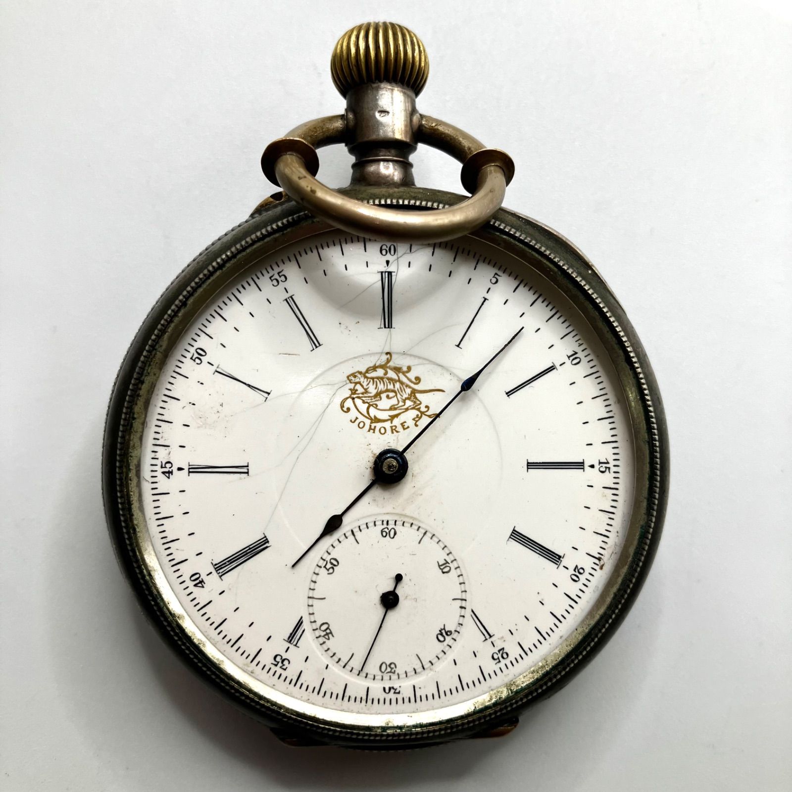 希少 アールシュミット 銀無垢 明治 商館時計 懐中時計 手巻き - 時計