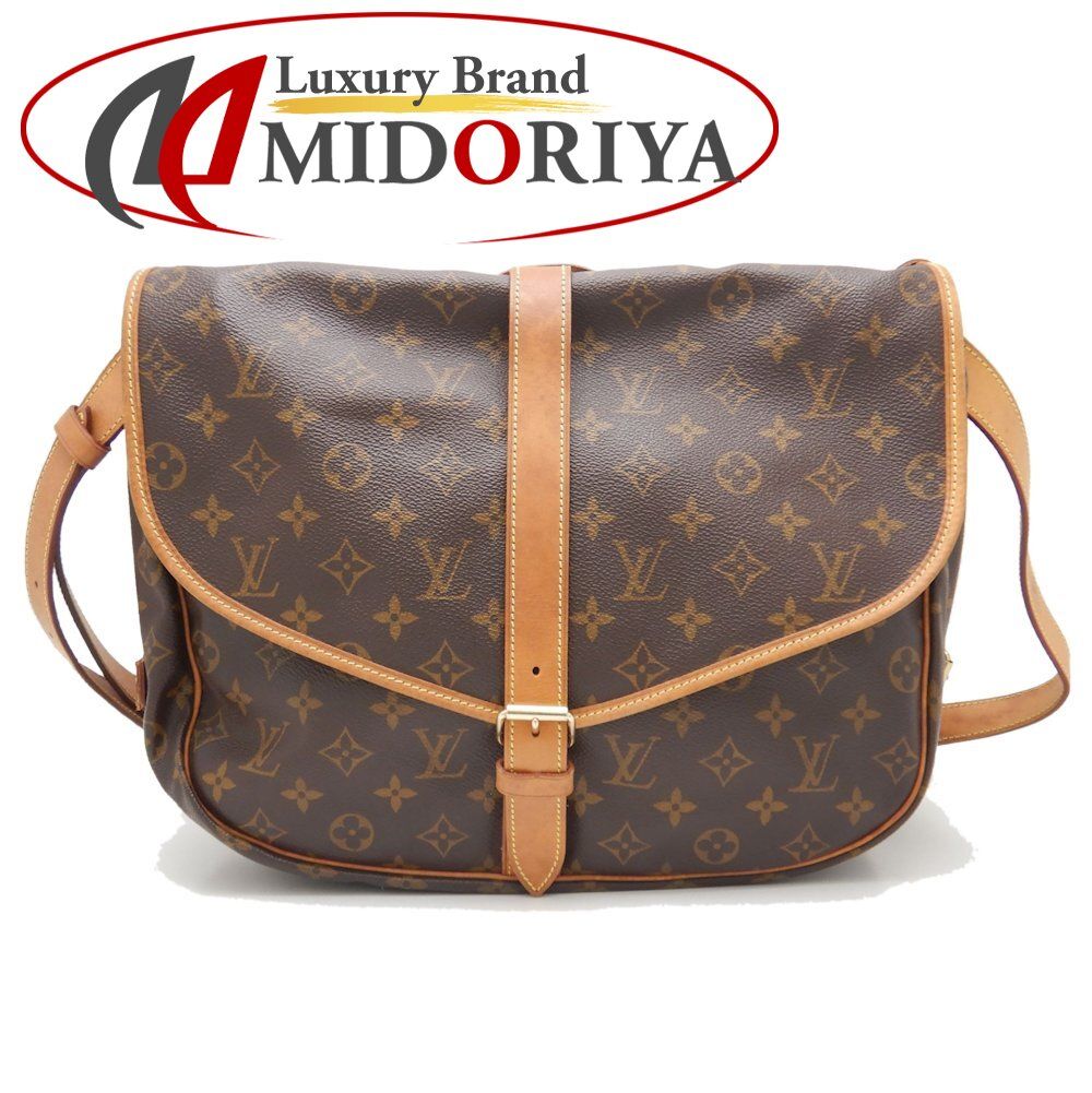 LOUIS VUITTON ルイヴィトン モノグラム ソミュール35 M42254 ショルダーバッグ ブラウン / 251476【中古】 - メルカリ