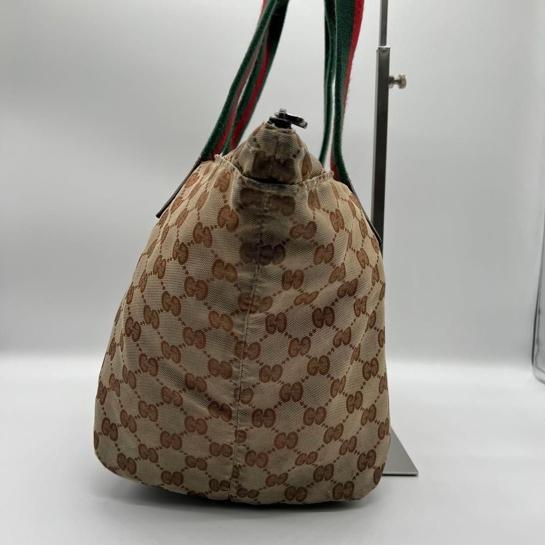 ✨良品✨GUCCI グッチ GG柄 シェリーライン トートバッグ - メルカリ