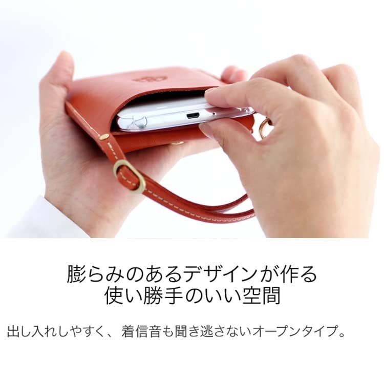 HUKURO スマホ ポーチ 財布 本革 スマートサイフ スマホショルダー