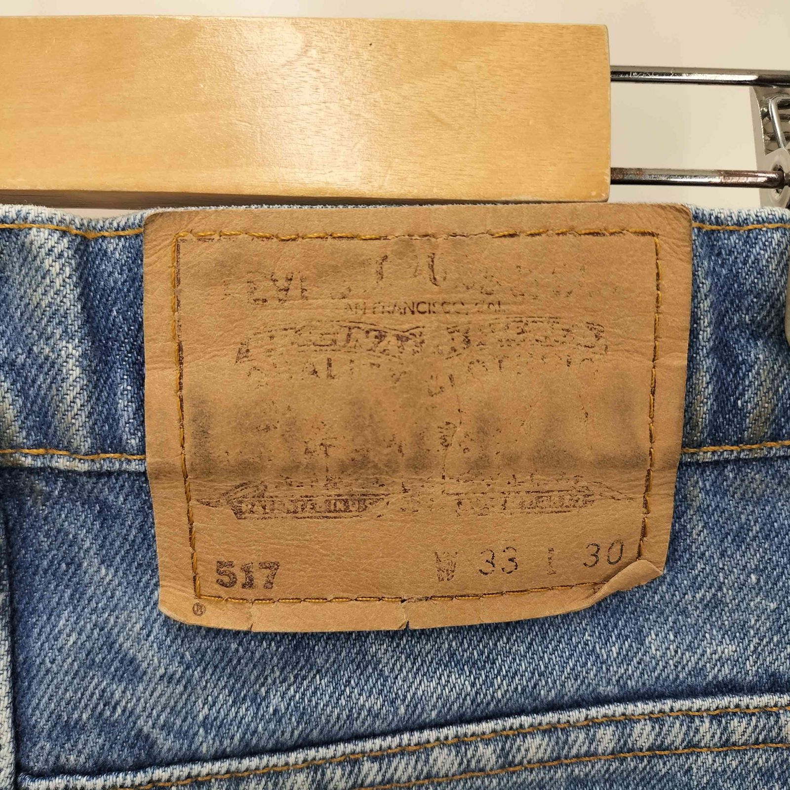 リーバイス Levis 90S USA製 517 オレンジタブ ボタン裏575刻印 ブーツ 