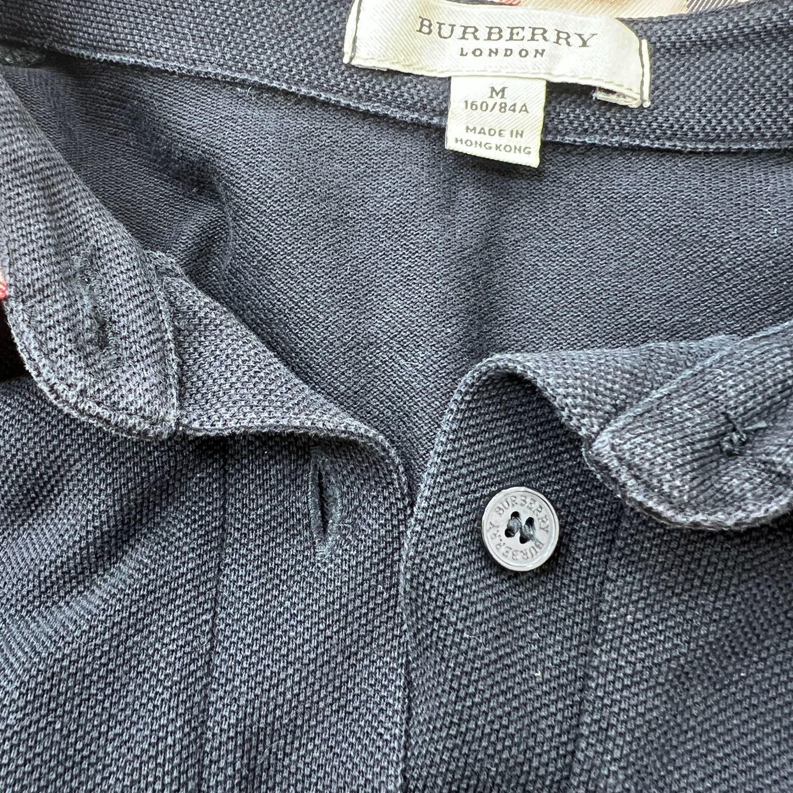 タグ付き新品★BURBERRY バーバリーロンドン ポロシャツ ノバチェック M BURBERRY - 新品タグバーバリーロンドン前立タータンチェック