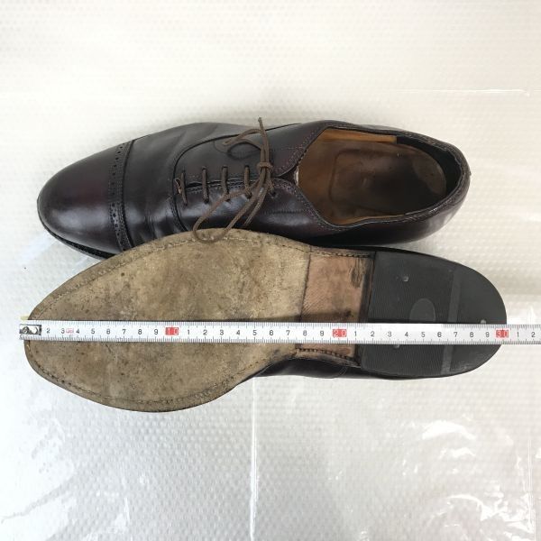 試着交換OK！vintage★オールデン/ALDEN 905★ストレートチップ/パンチドキャップトゥ【9.5D/27.0-27.5/バーガンディ】靴/CAP TOE/dress shoes◆bJ-92 試着交換OK！vintage☆オールデン/ALDEN 905☆ストレートチップ/パンチ