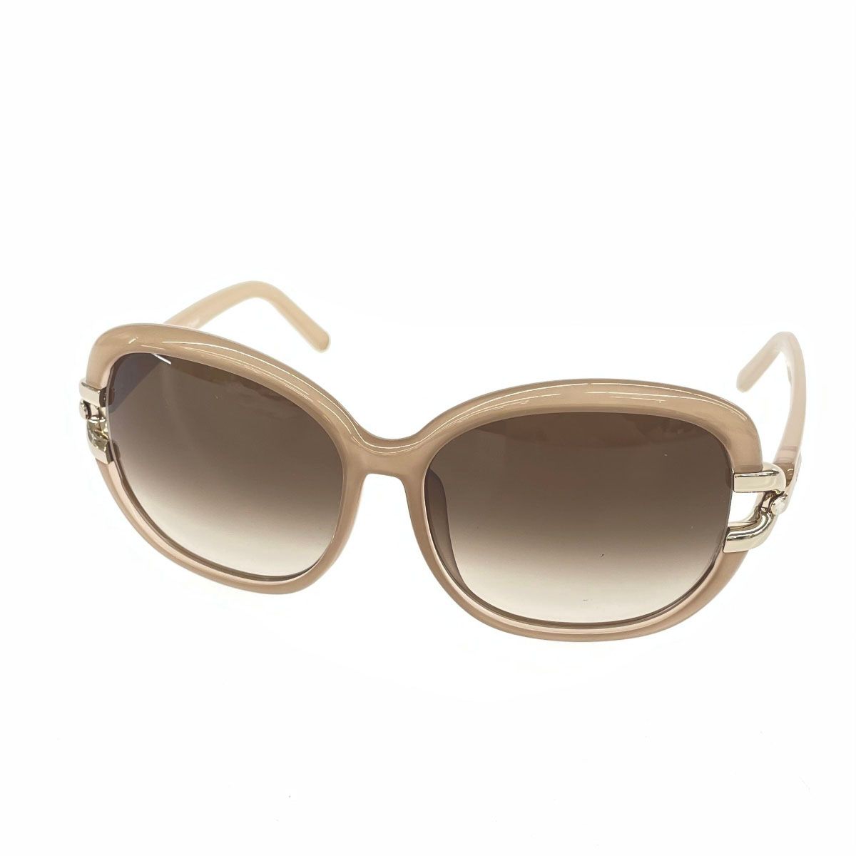 【美品】Chloe サングラス 美品 Chloe クロエ サングラス CE672SA グレージュ レディース