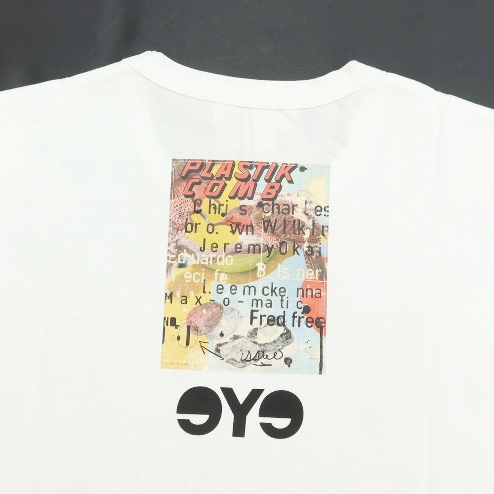 ジュンヤワタナベコム eYeロゴプリントコットンTシャツ ホワイト eye JUNYA WATANABE COMME des GARCONS MAN / アイジュンヤ