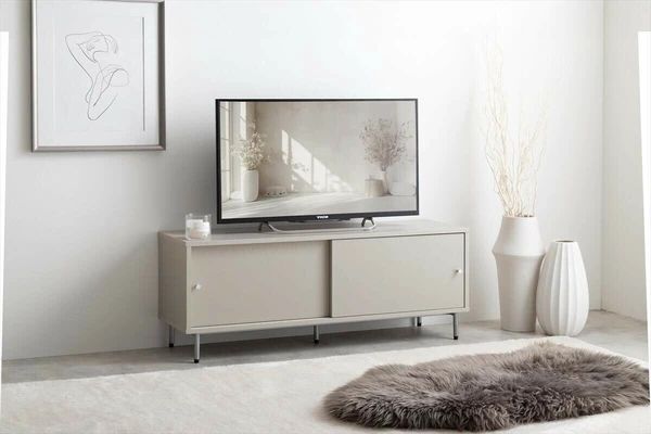 送料無料 幅100cm 北欧風 韓国風 シンプル おしゃれ 引き戸付き テレビ台 テレビボード インテリア リビング 収納 キャビネット 棚