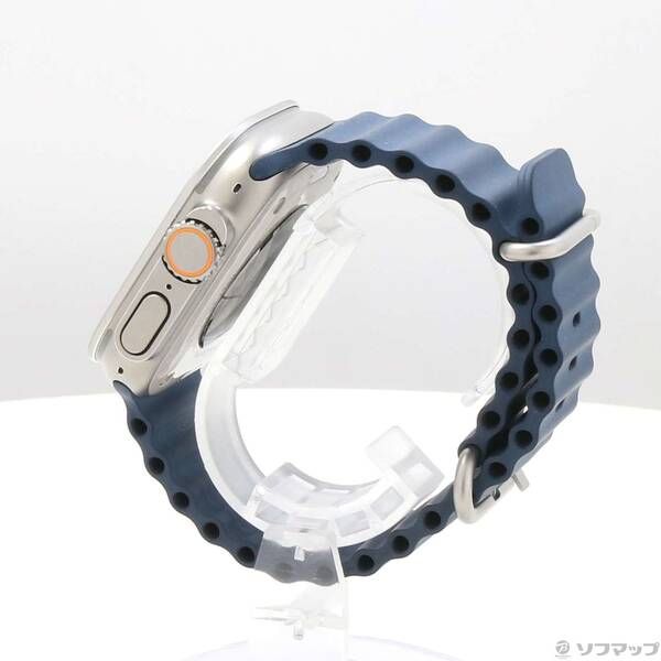 〔 品〕 Apple Watch Ultra 2 GPS Cellular 49mm チタニウムケース ブルーオーシャンバンド 262