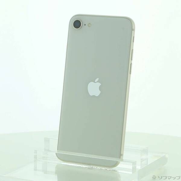 〔 品〕 iPhone SE 第3世代 64GB スターライト MMYD3J A SIMフリー 258
