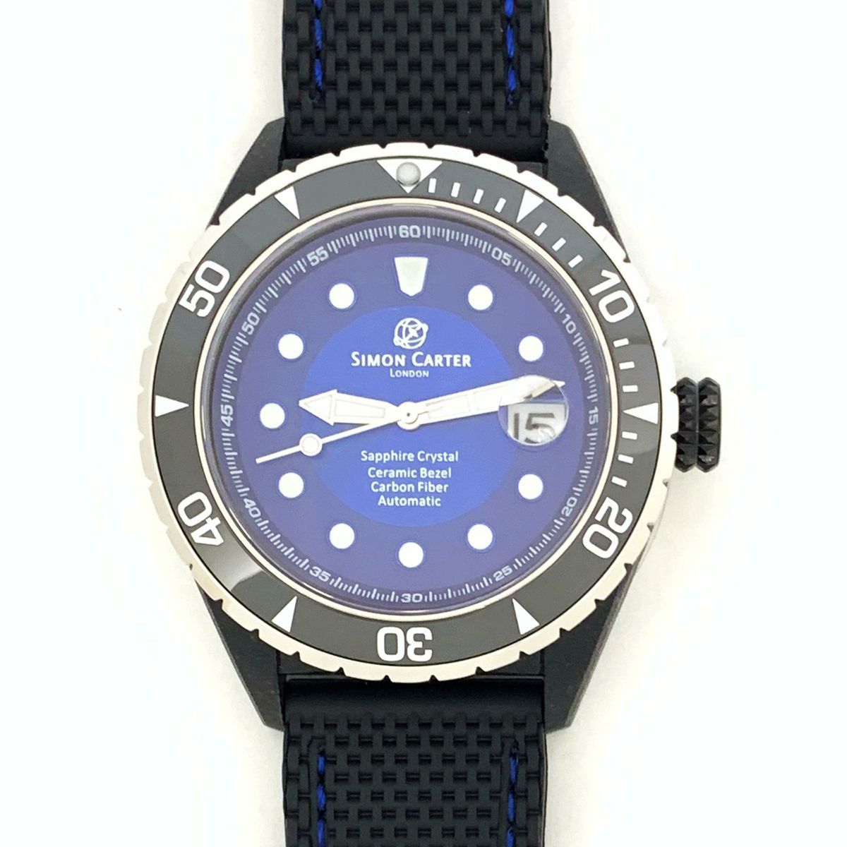 サイモンカーターダイバーズウォッチ自動巻腕時計SPR821504 - 腕時計 ...