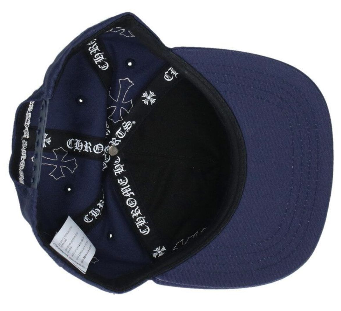クロムハーツ クロスパッチ ベースボールキャップ CH刺繍 クロスボール CHROME HEARTS クロムハーツ CH HAT CH刺繍 クロスパッチ ベース