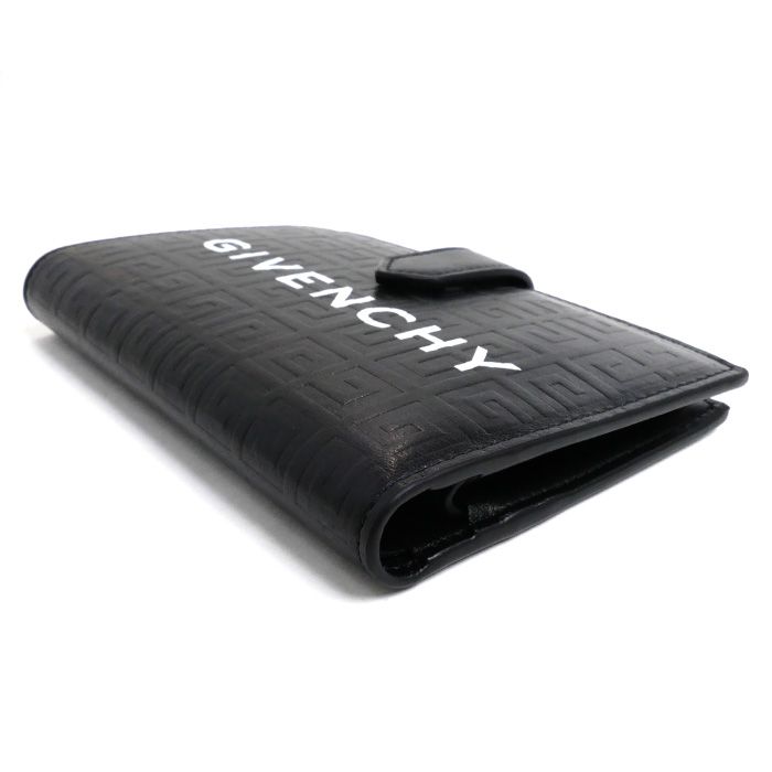 ジバンシイ BB60GZB199ミディアム ウォレット レザー 財布　a GIVENCHY ジバンシィ Gカット ミディアムウォレット 二つ折り