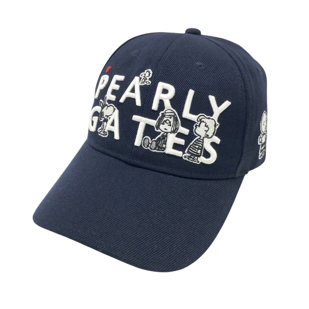 PEARLY GATES パーリーゲイツ キャップ スヌーピー ネイビー系