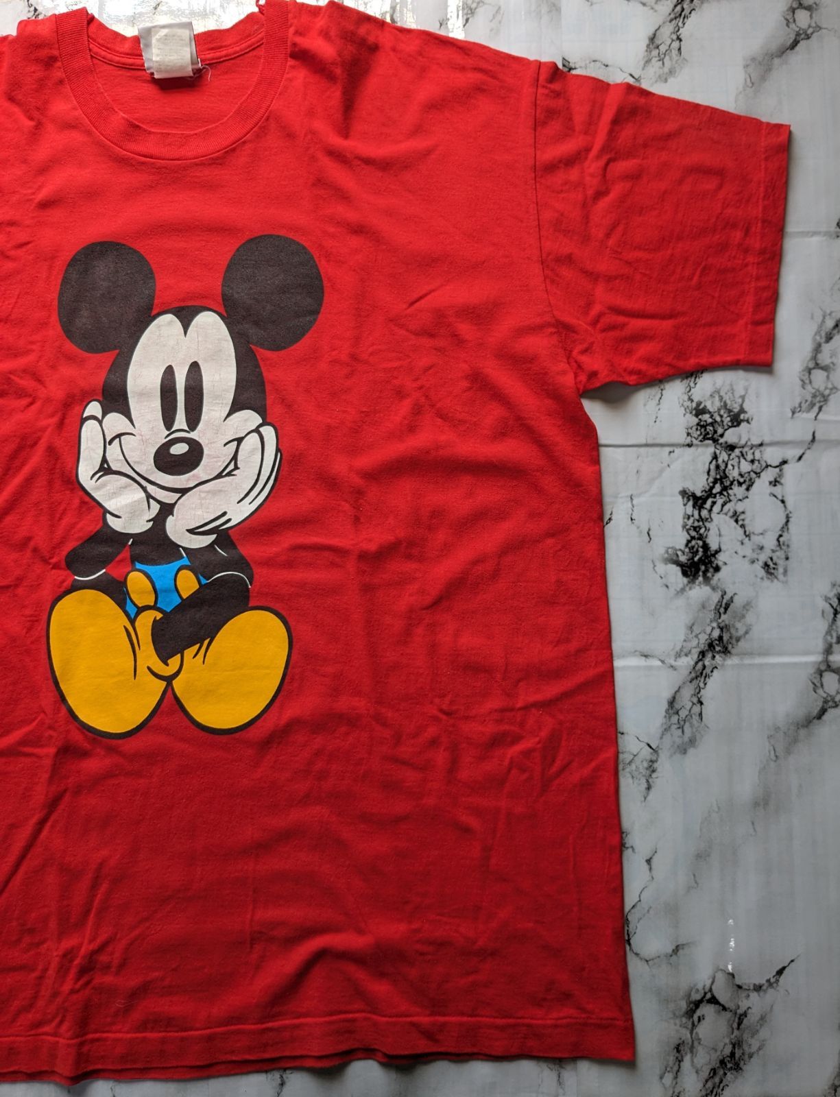 9*9様 90s ディズニー USA製 赤タグ お座りミッキー ASAP Roc 9*9様 90s ディズニー USA製 赤タグ お座りミッキー ASAP Roc