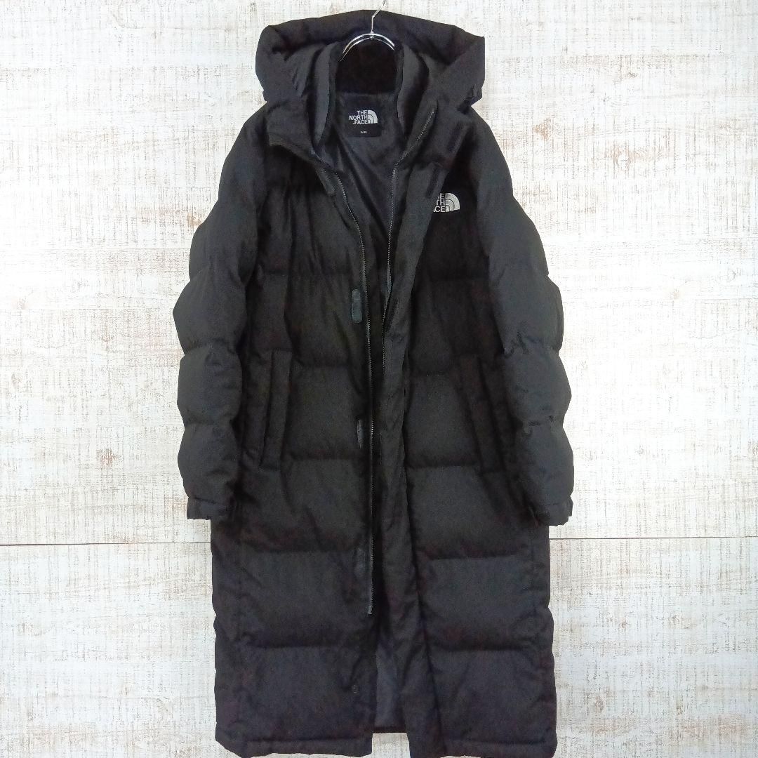 【人気】ノースフェイス　ロングダウン　ベンチコート　ブラック　黒　メンズ　S ノースフェイス レディース ロングダウン ベンチコート ブラック
