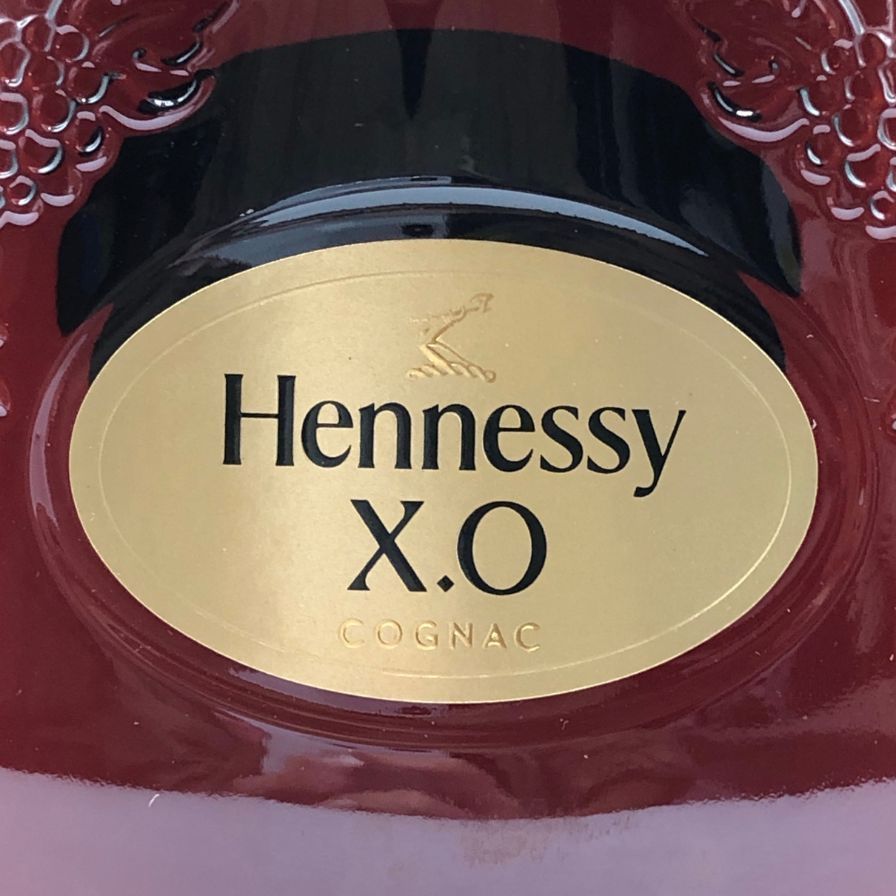 ヘネシーXO 金キャップ オリジナルクリアボトル 700ml【U0