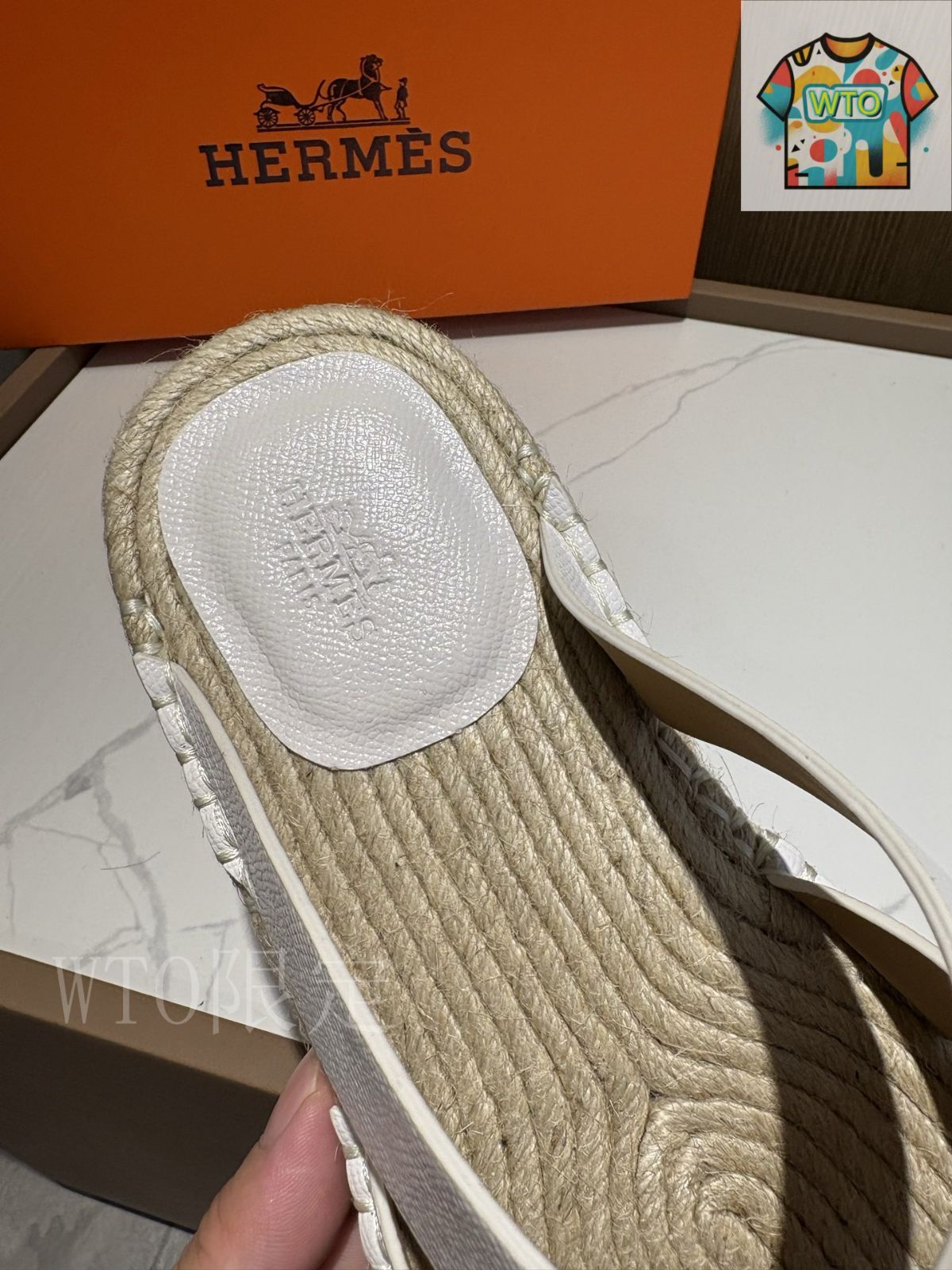 HERMES エルメス カジュアルスリッパ08-2 - メルカリ