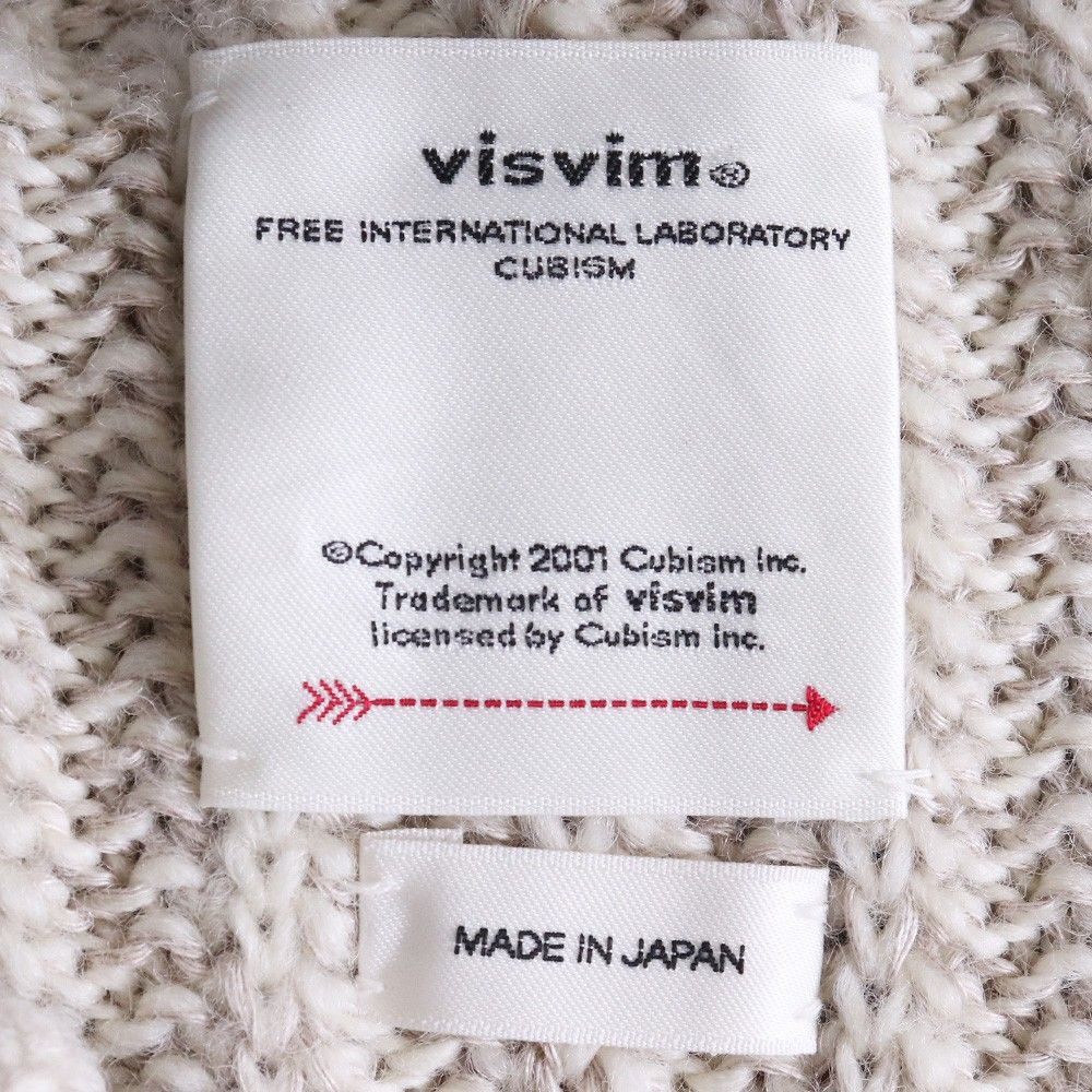 VISVIM AMPLUS TURTLENECK KNIT サイズ2 ベージュ 0121205012004