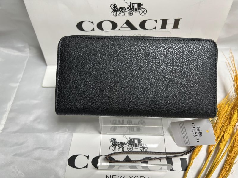 コーチ COACH 長財布 財布 アコーディオン ラウンドファスナー ホース