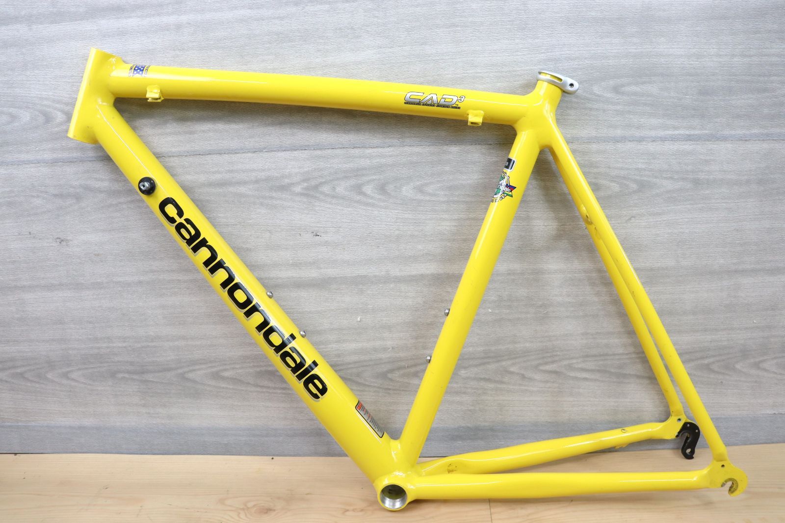 1997 cannondale CAD3 R4000　キャノンデール　キャド3　サイズ52　アルミ　フレームのみ　ビンテージ　ヴィンテージ　cicli17