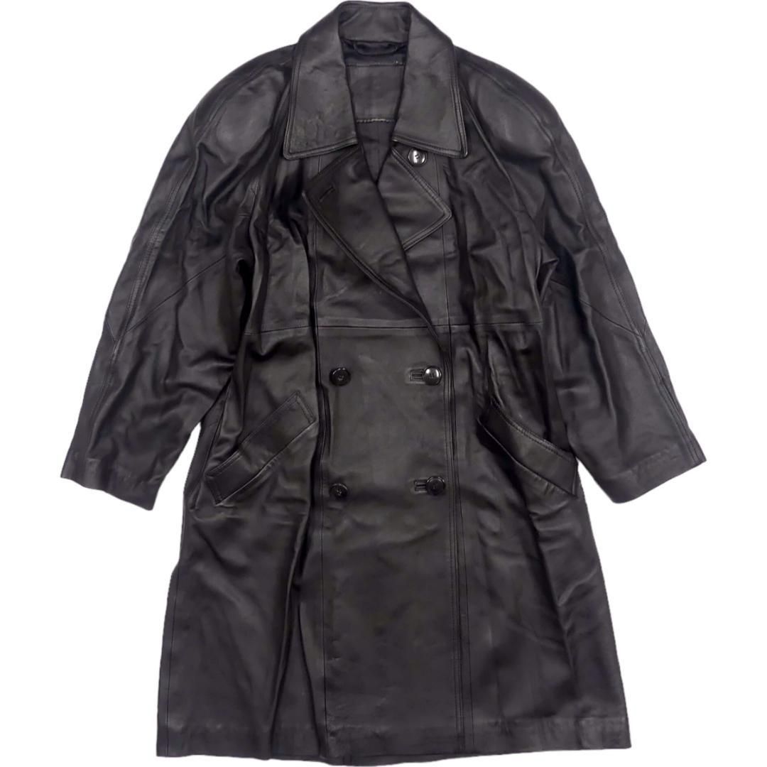トルコ製 レザートレンチコート 本革 コスモペレ メンズ ロングコート  